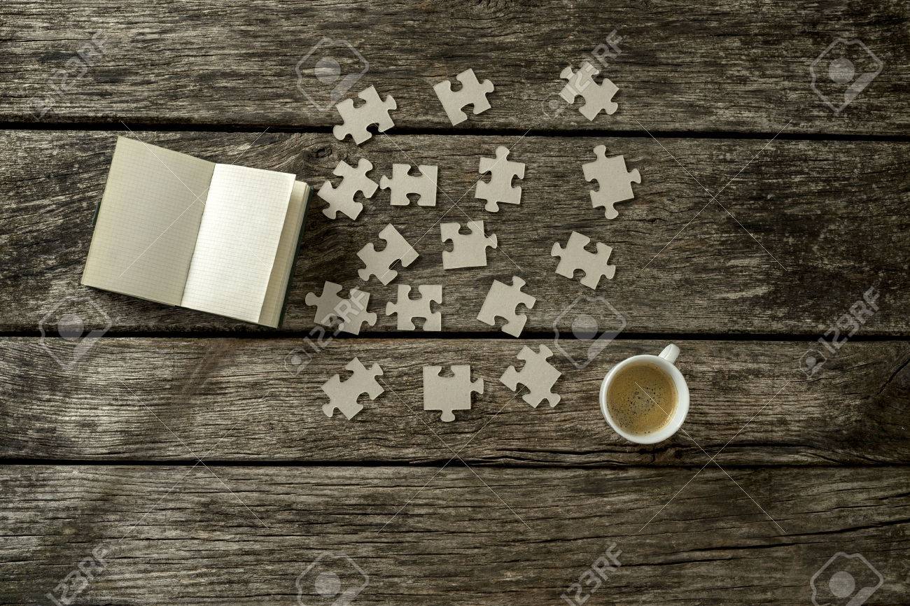 wooden coffee cup puzzle