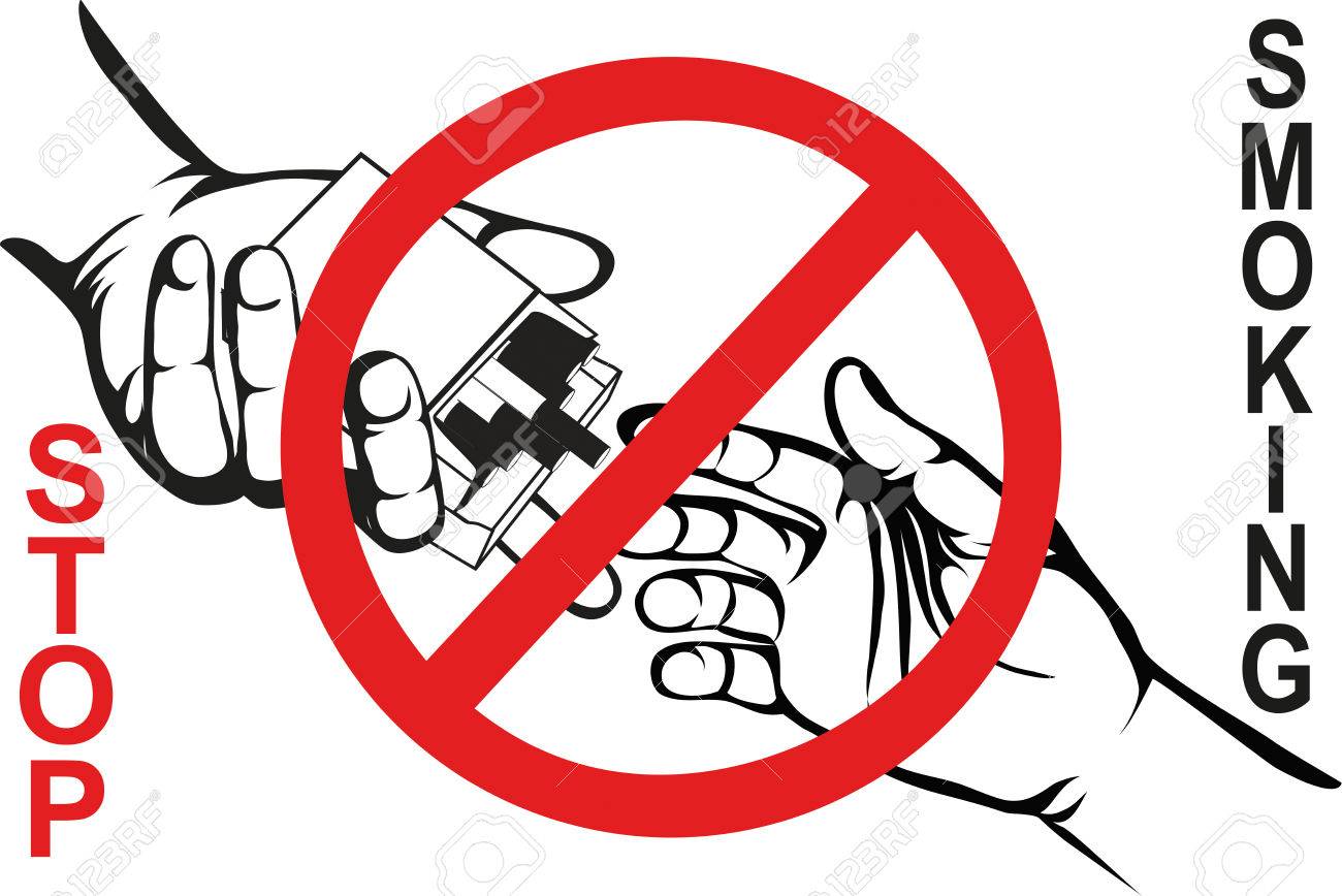 no smoke reject the offer of cigarettes the concept of tobacco reject