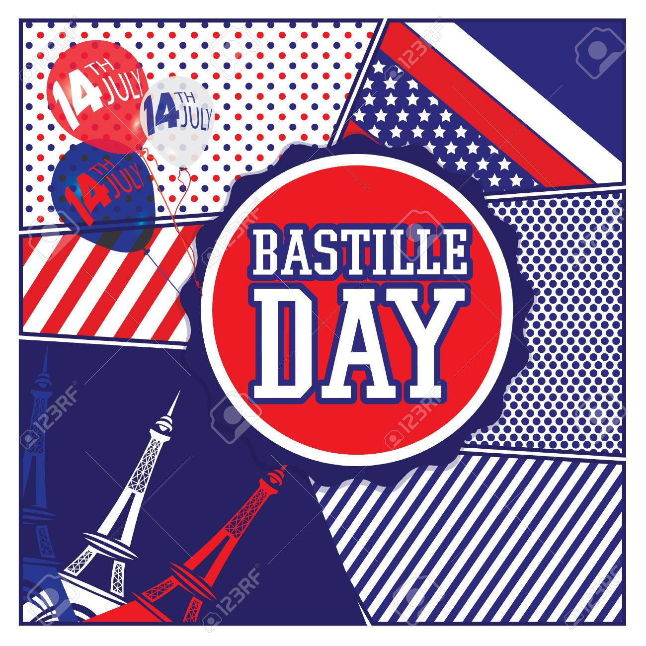 ハッピー フランス革命記念日 7 月 14 日 フランス建国記念日 のイラスト素材 ベクタ Image ハッピー フランス革命記念日 7 月 14 日 フランス建国記念日 のイラスト素材 ベクタ Image
