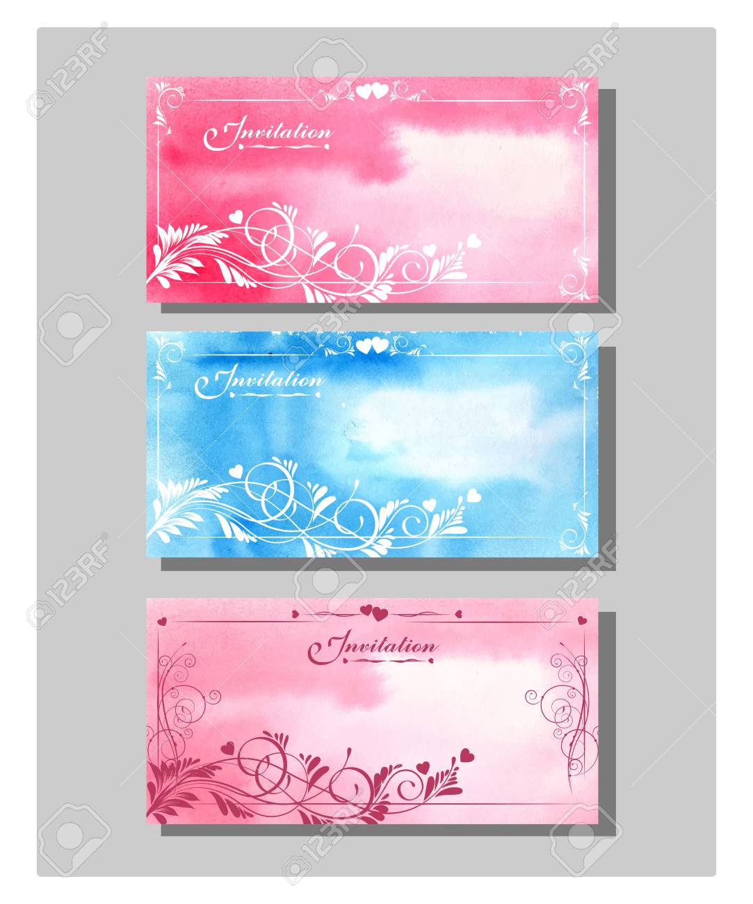 Wedding Invitation Card Set Thank You Card Boarding Pass Wedding