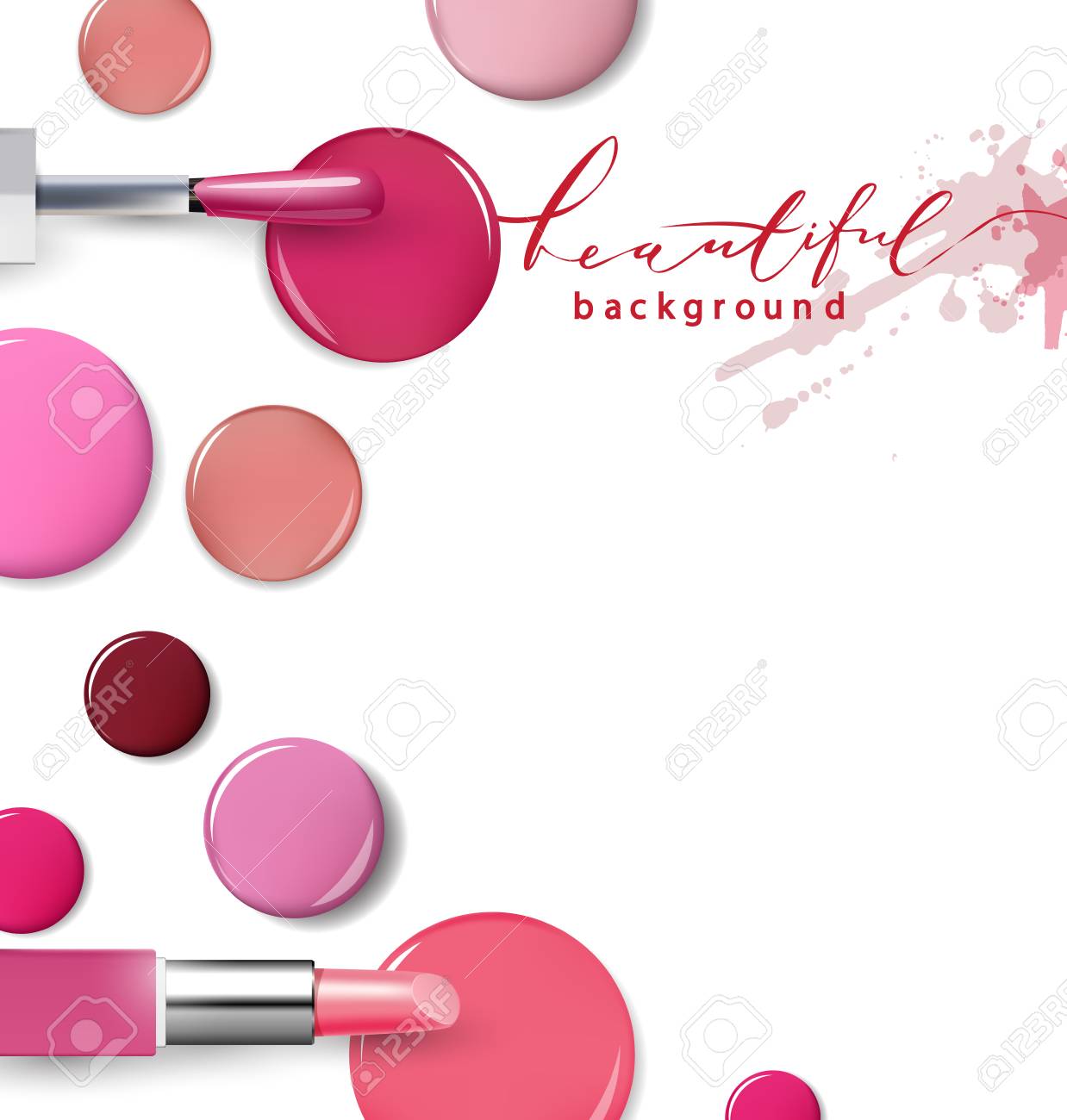 beauty leaflet template