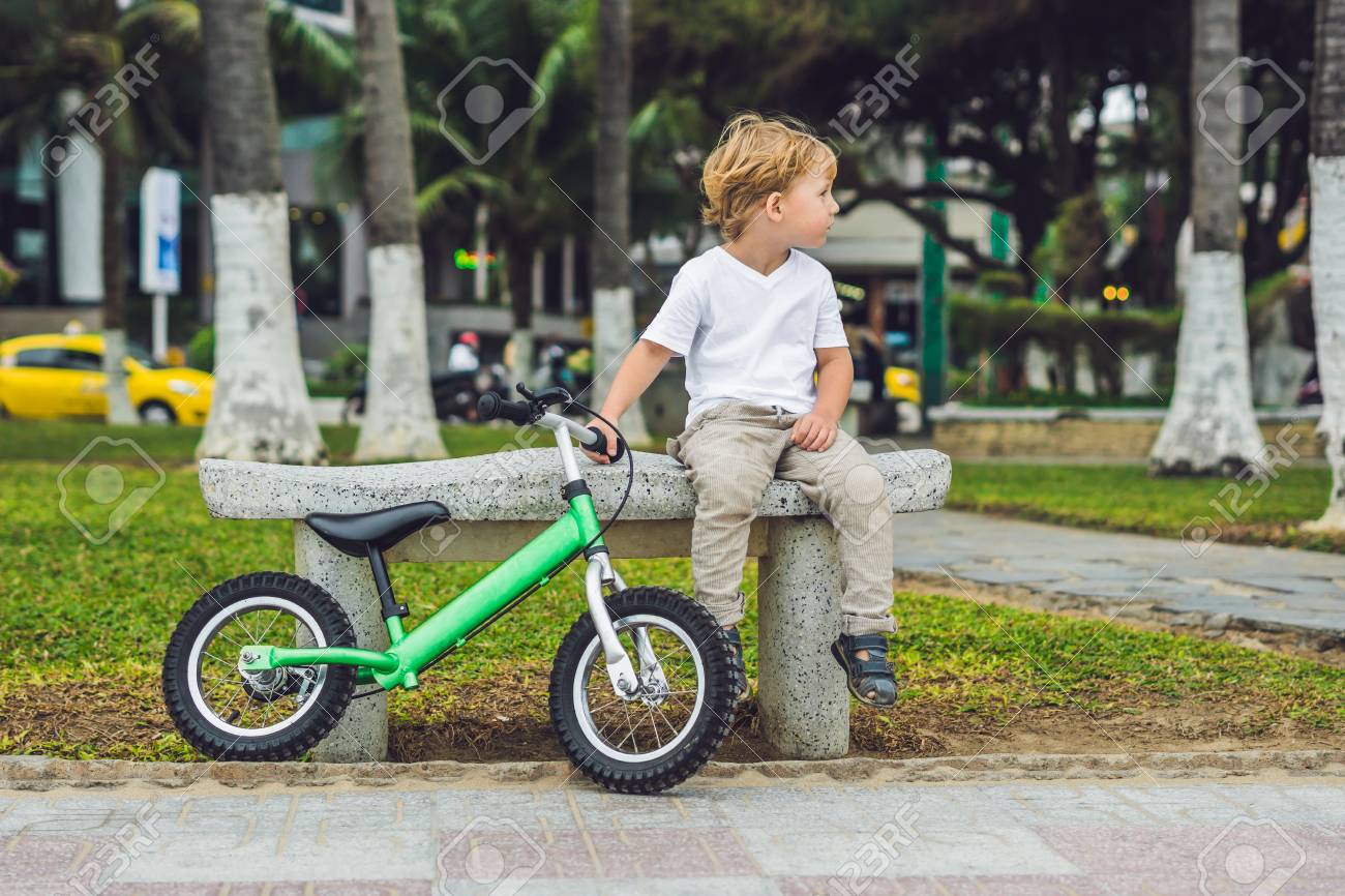 children driving bike