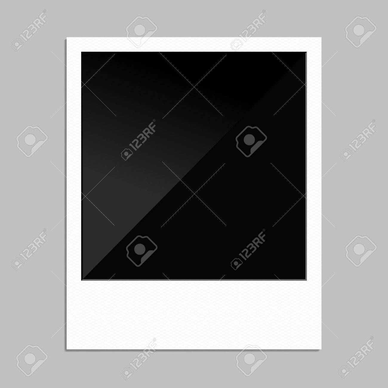 あなたのデザインのための空白のポラロイド写真フレーム のイラスト素材 ベクタ Image