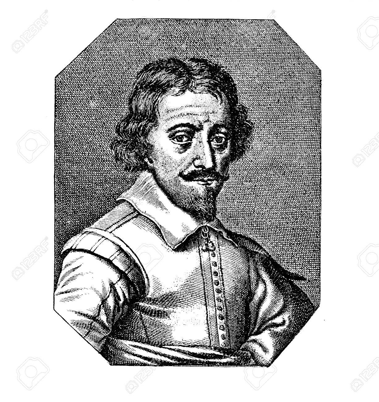 Portrait of Zacharias Janssen (1585 –1632) Dutch spectacle-maker, inventor of