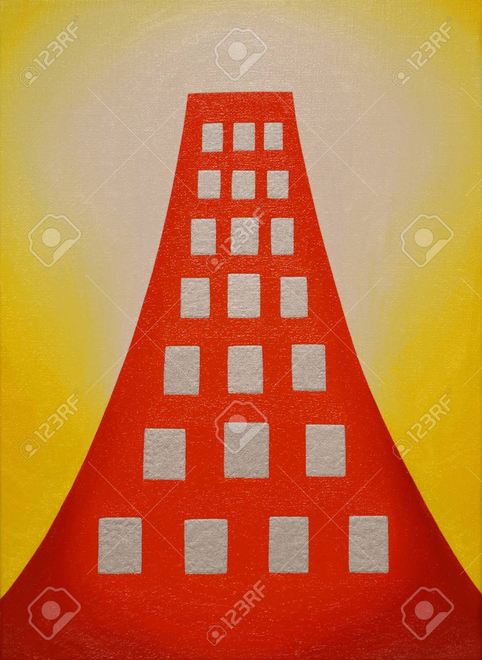 赤富士を構築のイラスト素材 ベクタ Image