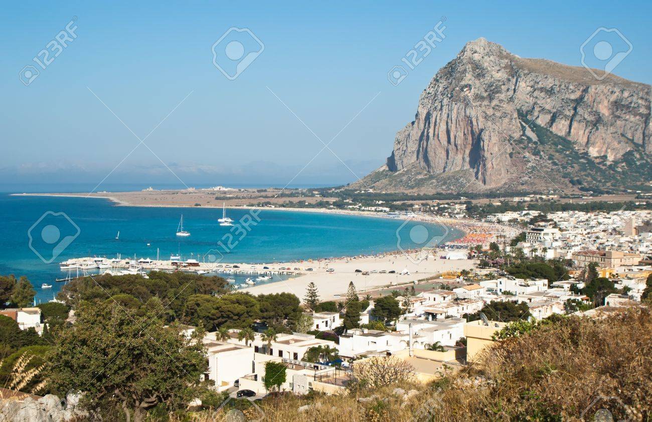 Beautiful View of San Vito Lo Capo town in Sicily - 20746908 Beautiful View of San Vito Lo Capo town in Sicily - 20746908