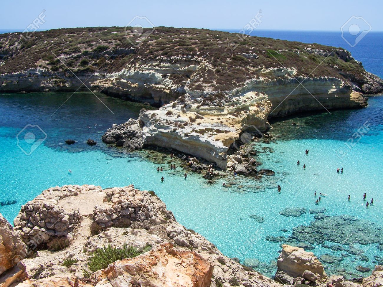 ランペドゥーサ島 シチリア島 イタリア の写真素材 画像素材 Image