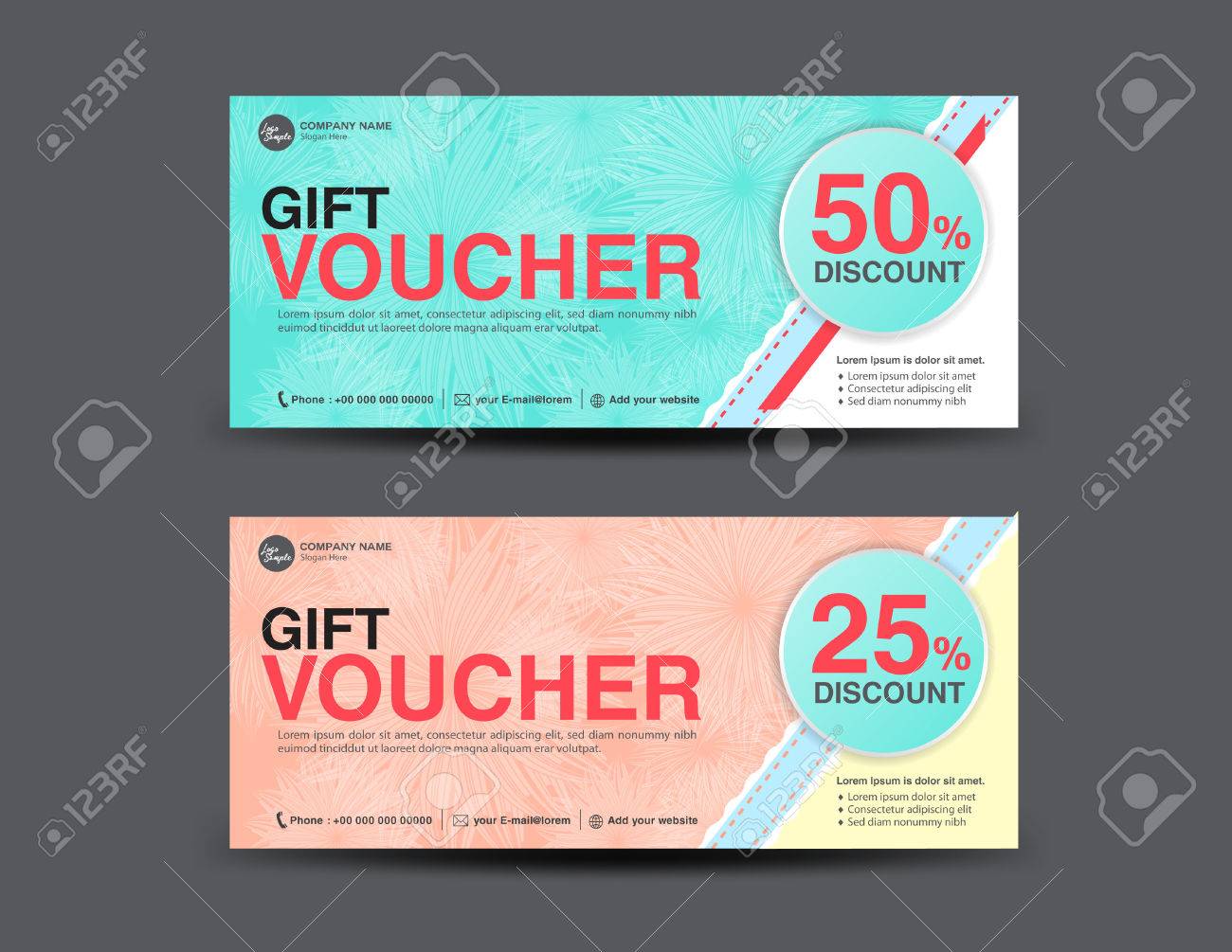 割引チケット クーポン デザイン伝票テンプレート 割引チケット バナー ベクトル テンプレート 招待状 カードのデザインを取得のイラスト素材 ベクタ Image