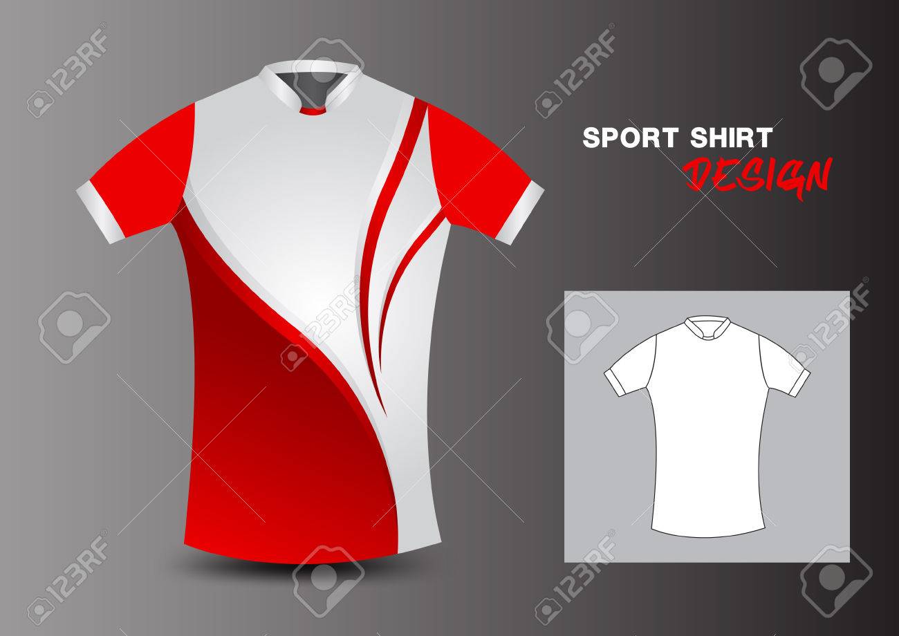 camiseta blanca y roja