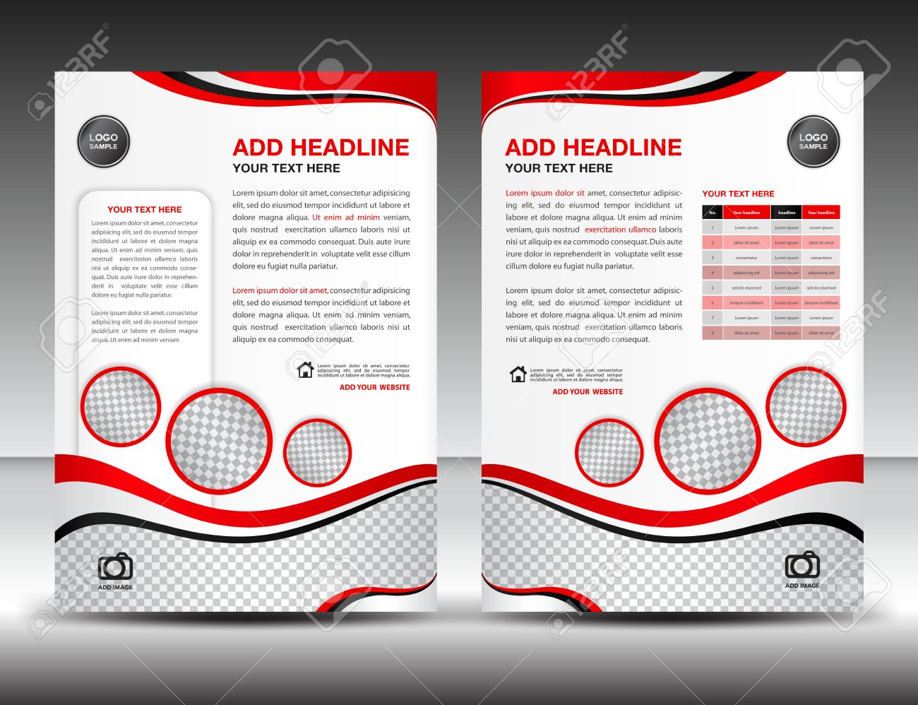 advertisement leaflet example