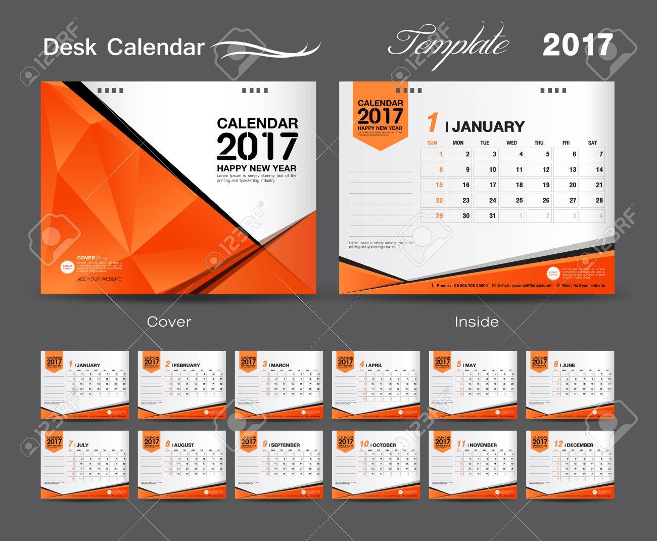 cool desk calendar 2017 modern set orange desk calendar 2017 template design cover calendar flyer design stock vector set template design cover cool desk calendar 2017 modern set orange desk calendar 2017 template design cover calendar flyer design stock vector set template design cover