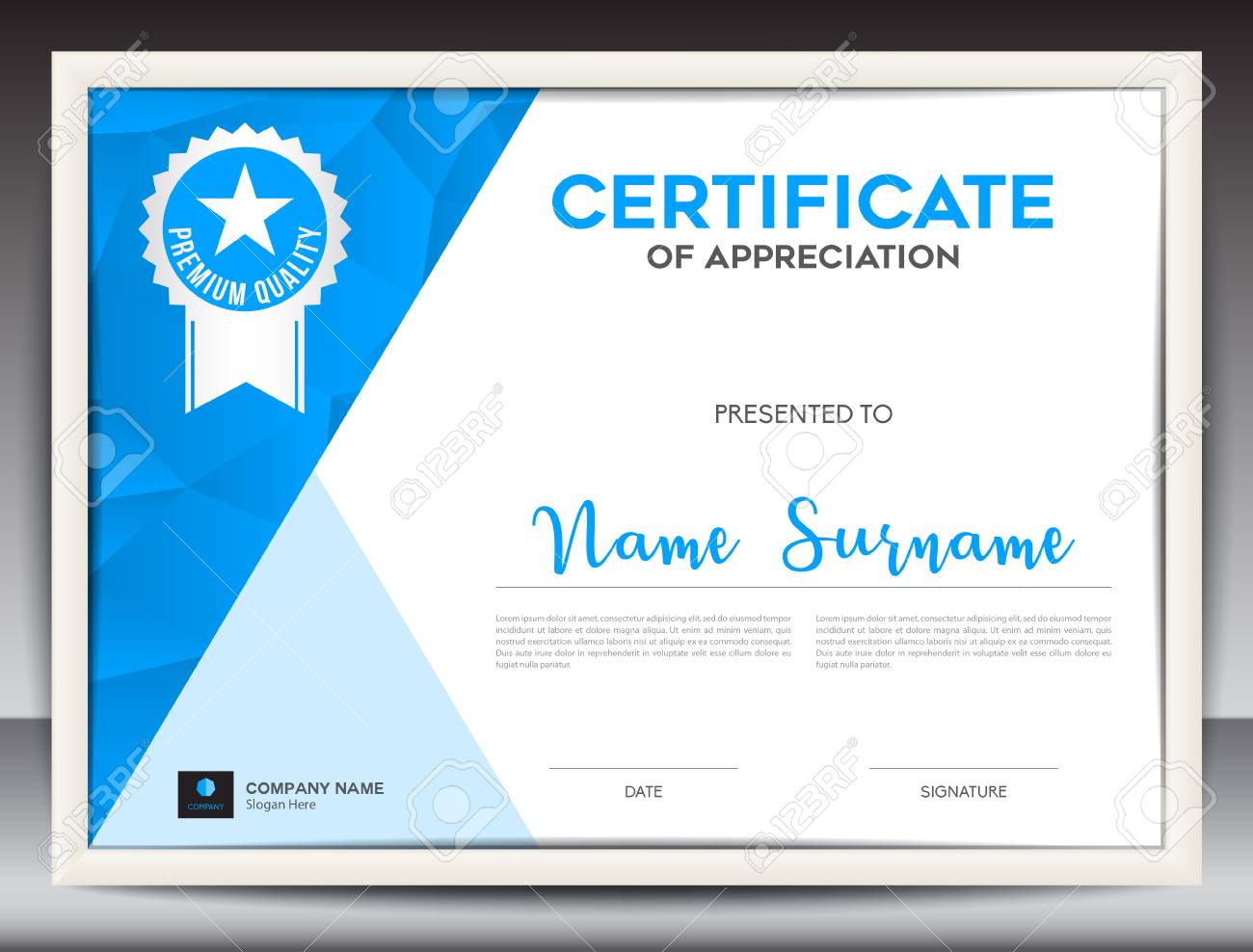 a4 certificate printing