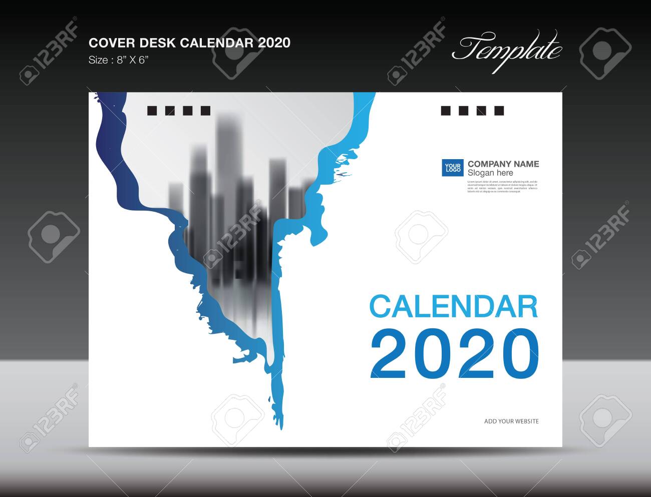 cover desk calendar 2020 design flyer template ads booklet template ads