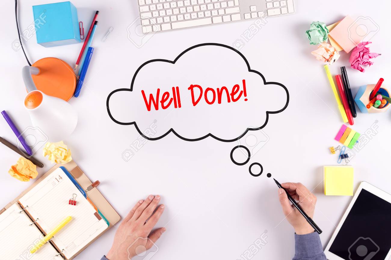 Business Office Announcement Communication Well Done Concept Stock Photo Picture And Royalty Free Image Image