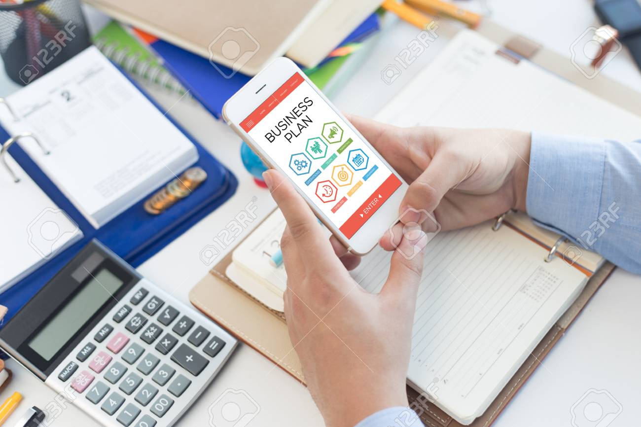 business plan goals calendar operations timeline word with icons timeline on word