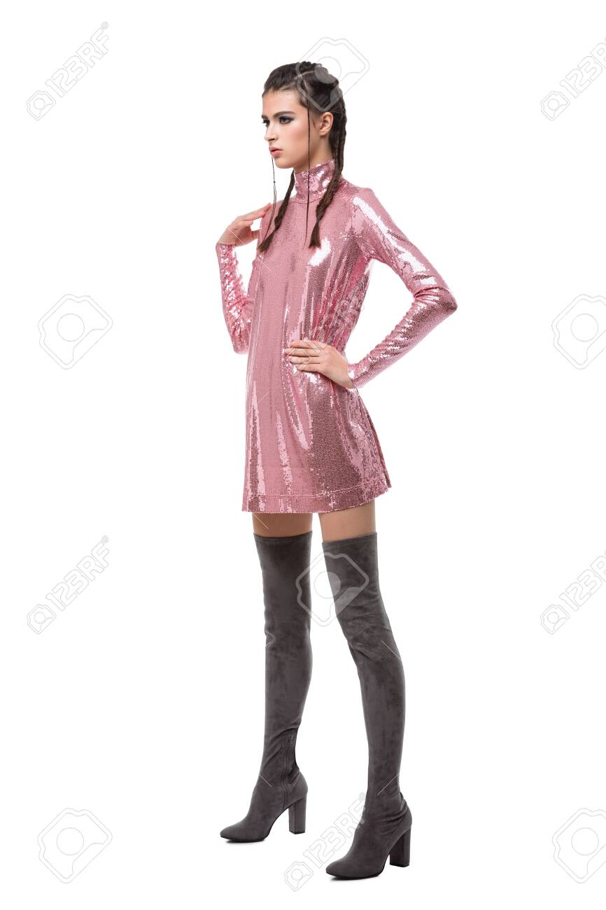 pink dress boots