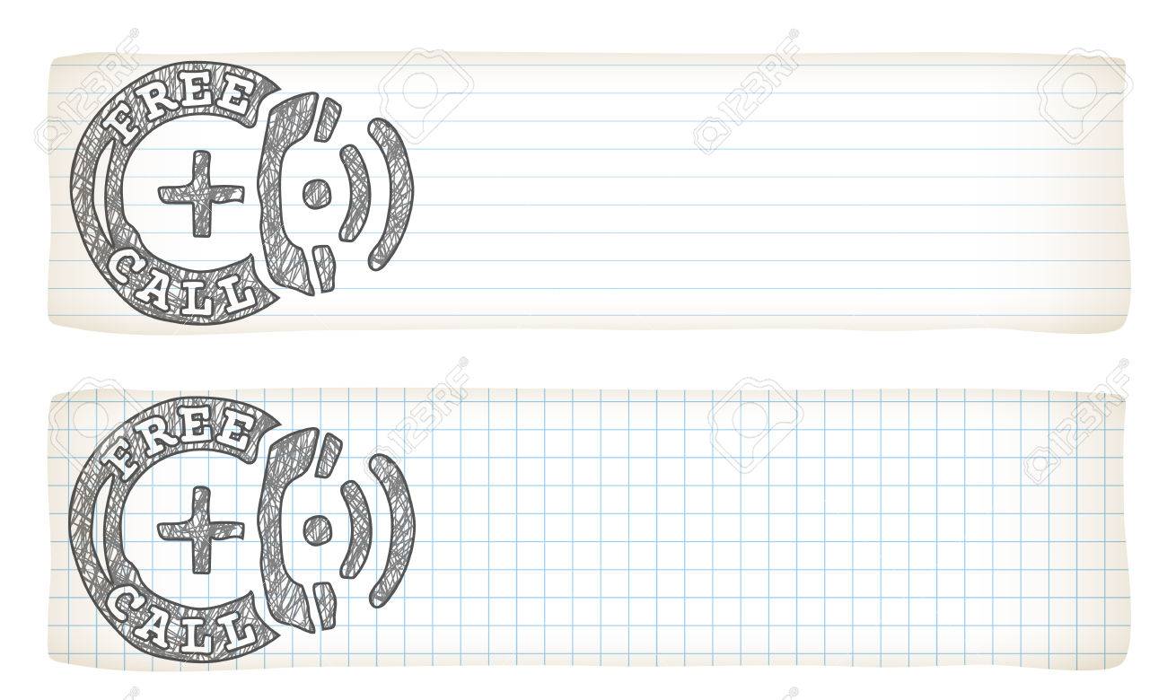 two banners with lined paper graph paper and hand writen free graph lined paper