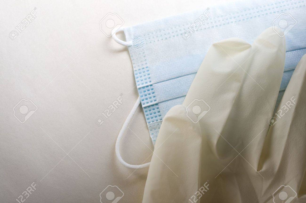 Chirurgical Gant Stérile Et Le Masque Banque Du0027Images Et Photos 