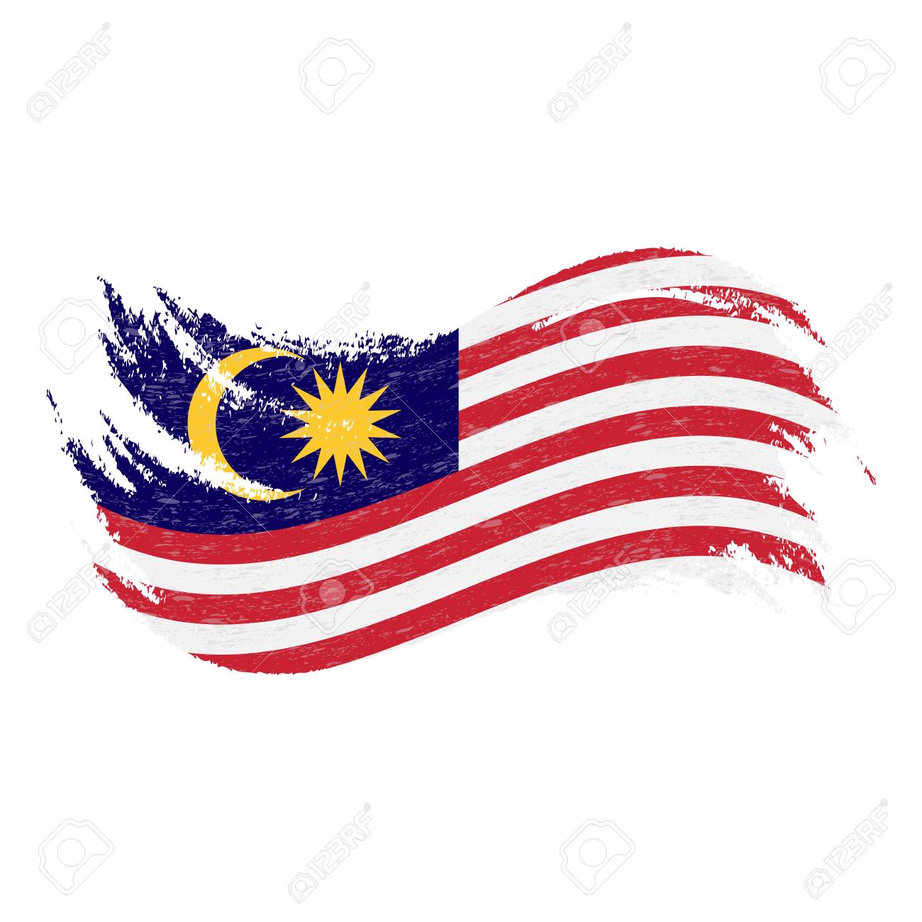 Malaysia Flag Logo Vector Eps Free Download
