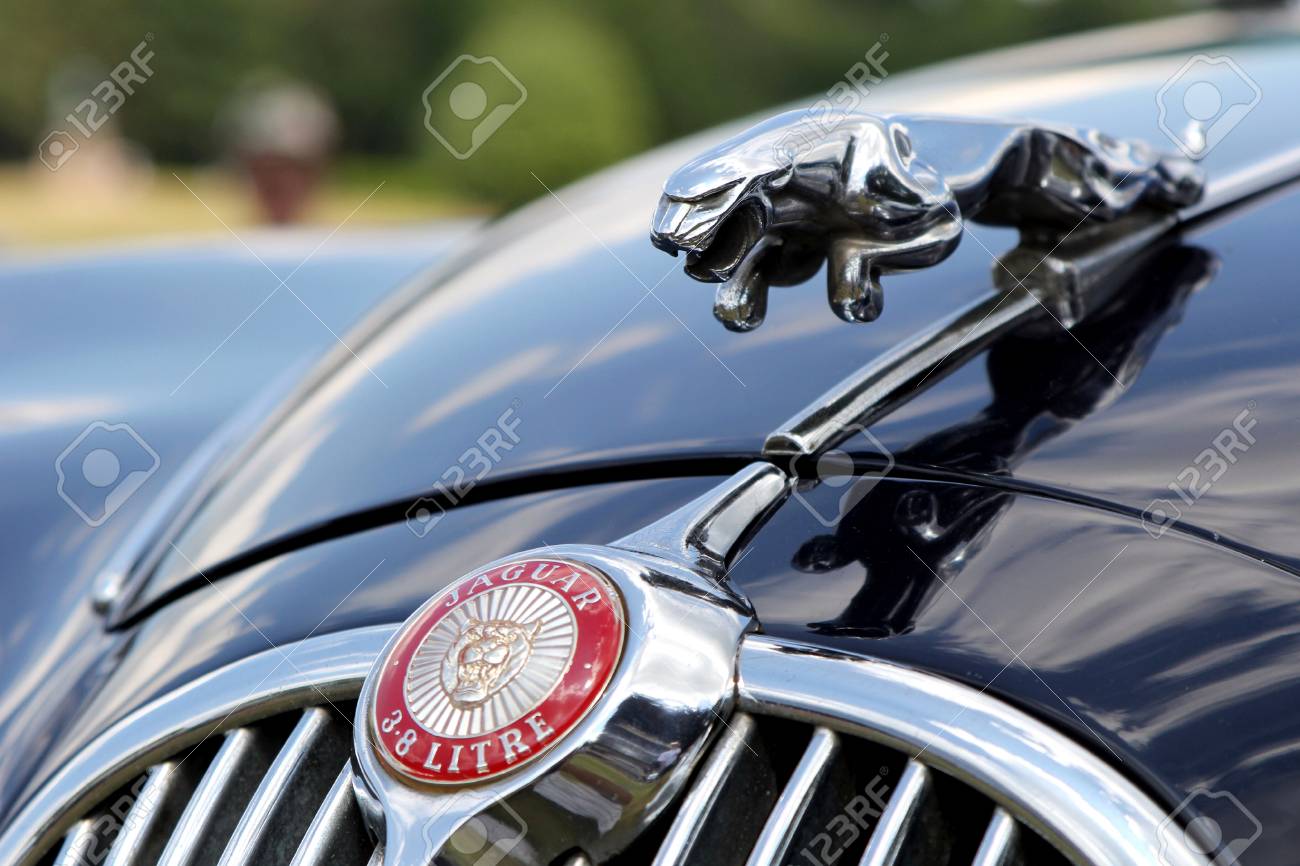 ジャガー エンブレム フードマスコット ボンネット 可動式 ジャガー用