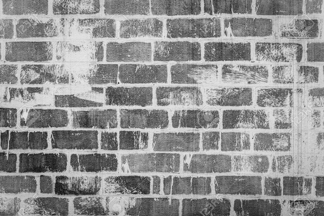 Black Brick Wall Texture Industrial Background For Commercial