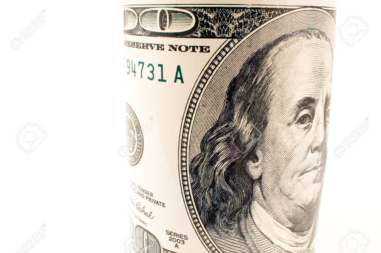 百ドル札のクローズ アップ の写真素材 画像素材 Image