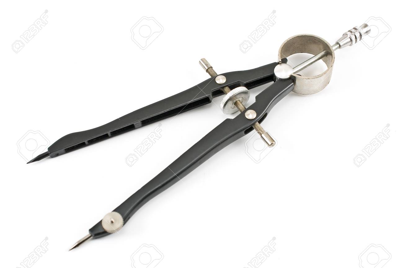 Compas De Dibujo Aislado En Blanco Fotos Retratos Imagenes Y Fotografia De Archivo Libres De Derecho Image