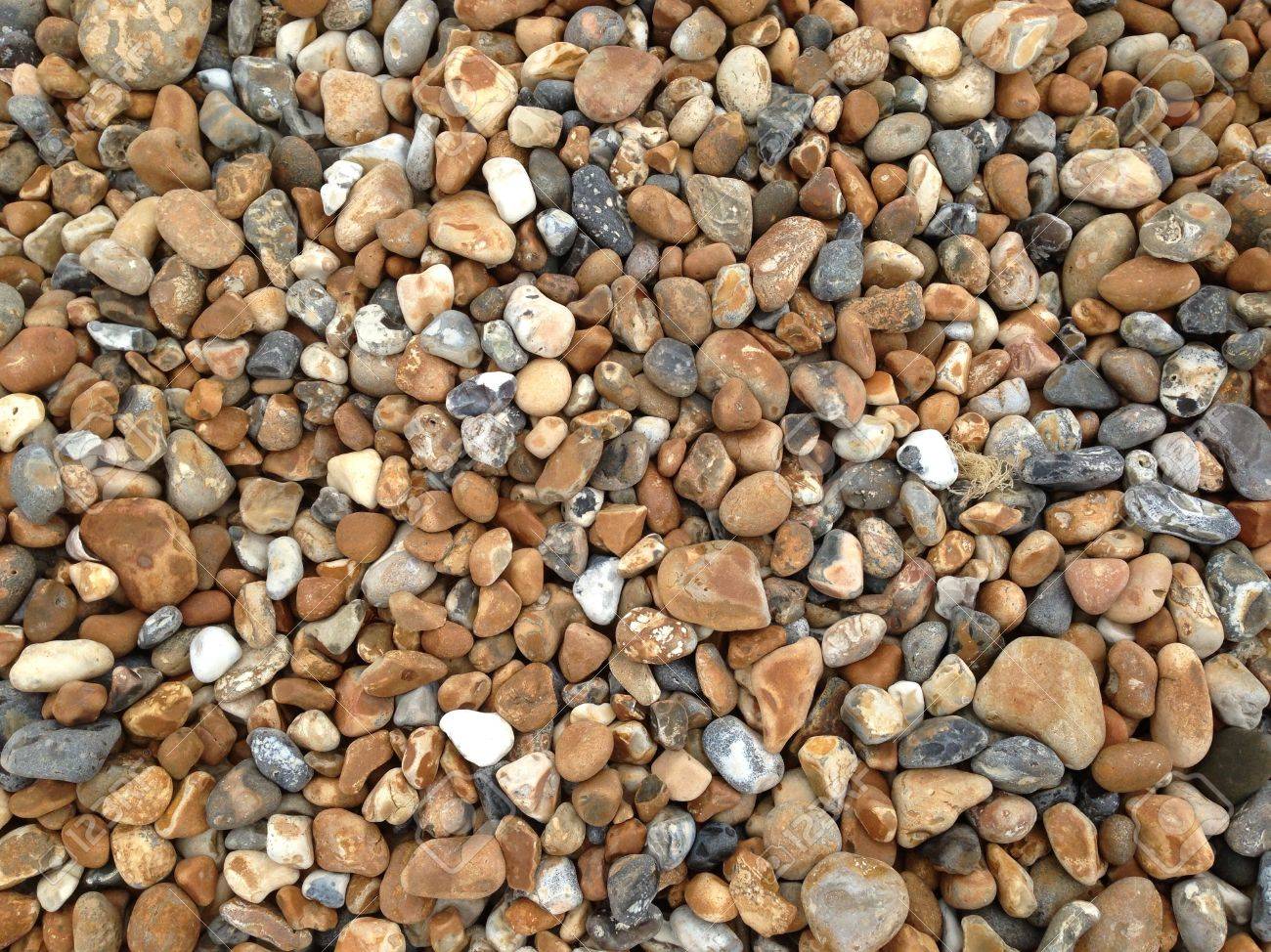brighton beach pebbles stock