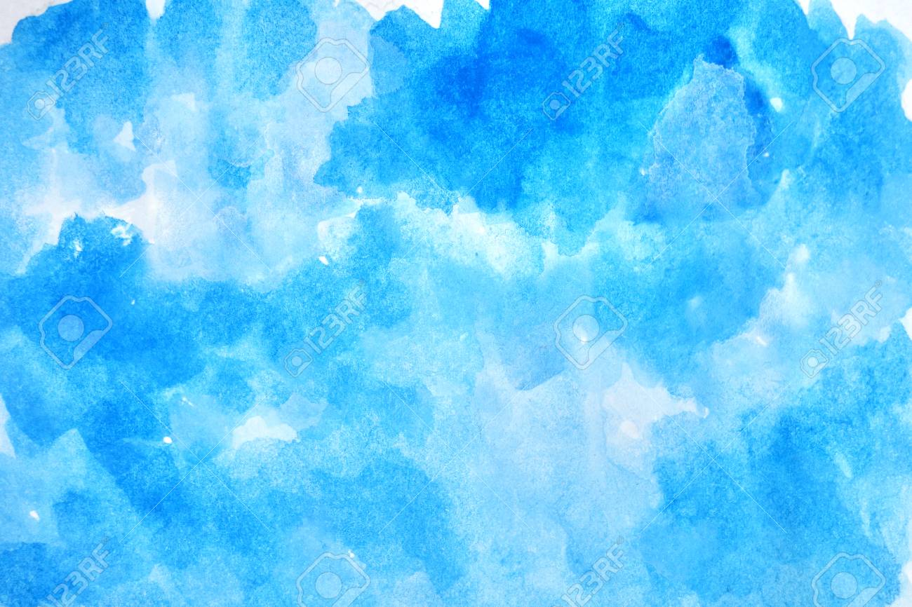 Abstract Blue Watercolor For Background Stock Photo Picture And Royalty Free Image Image