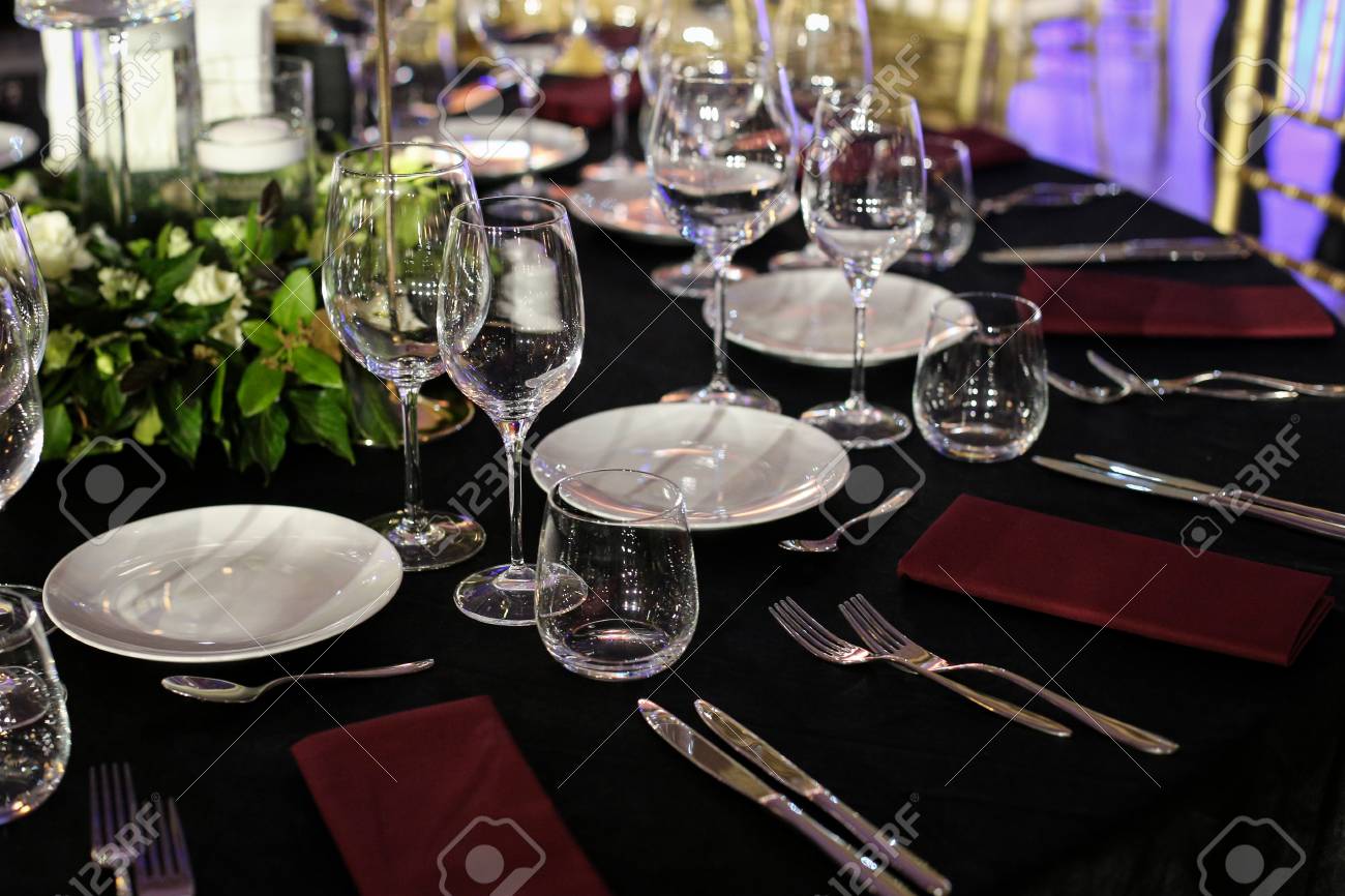 Fancy Restaurant Table