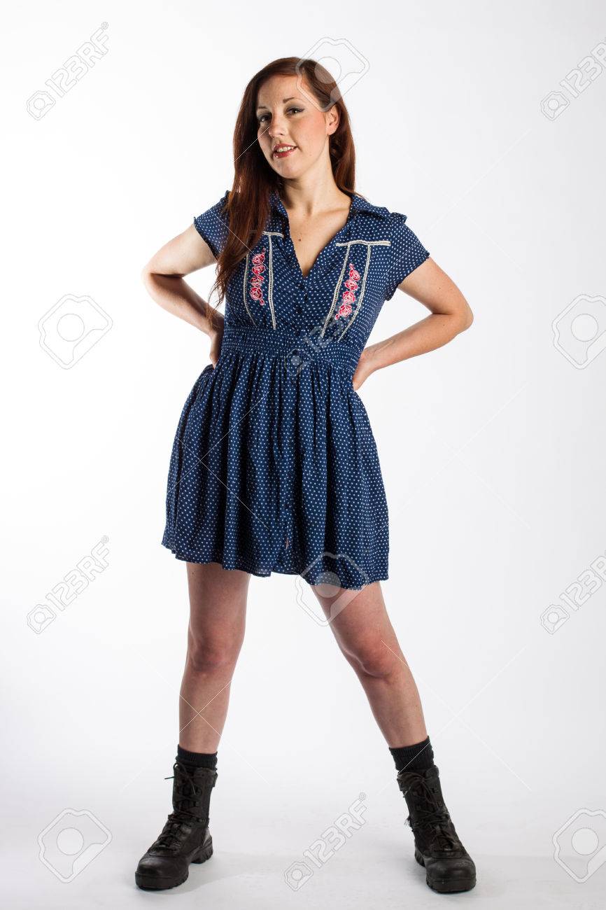 blue dress boots