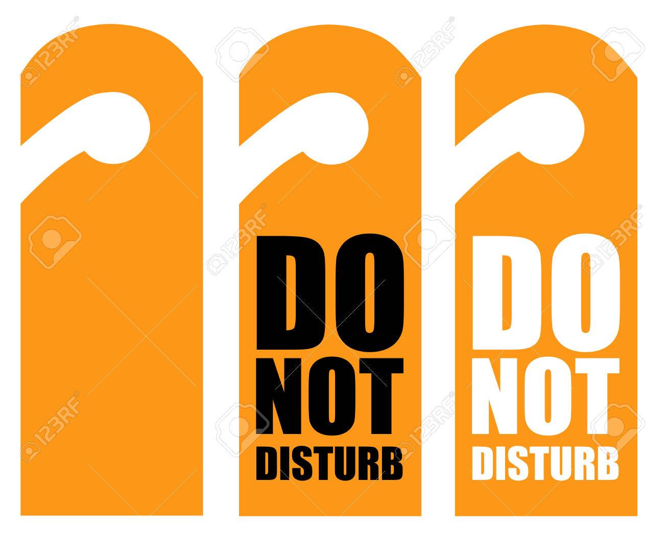 do not disturb sign for door