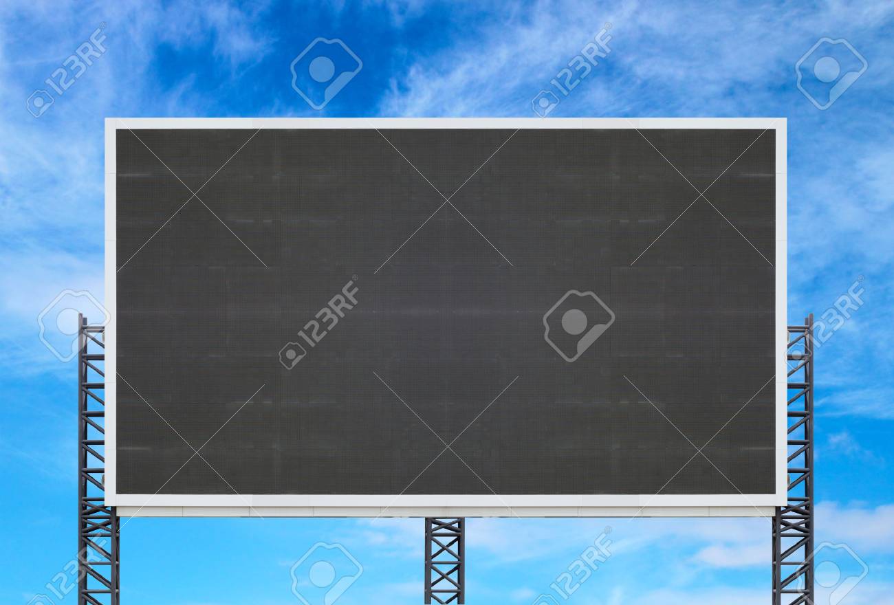 large sign board with blue sky background - 47449236 large sign board with blue sky background - 47449236
