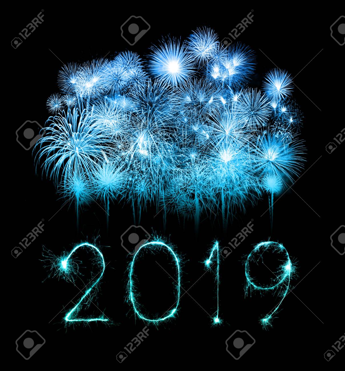 2019 happy new year written with Sparkle firework - 110399331 2019 happy new year written with Sparkle firework - 110399331
