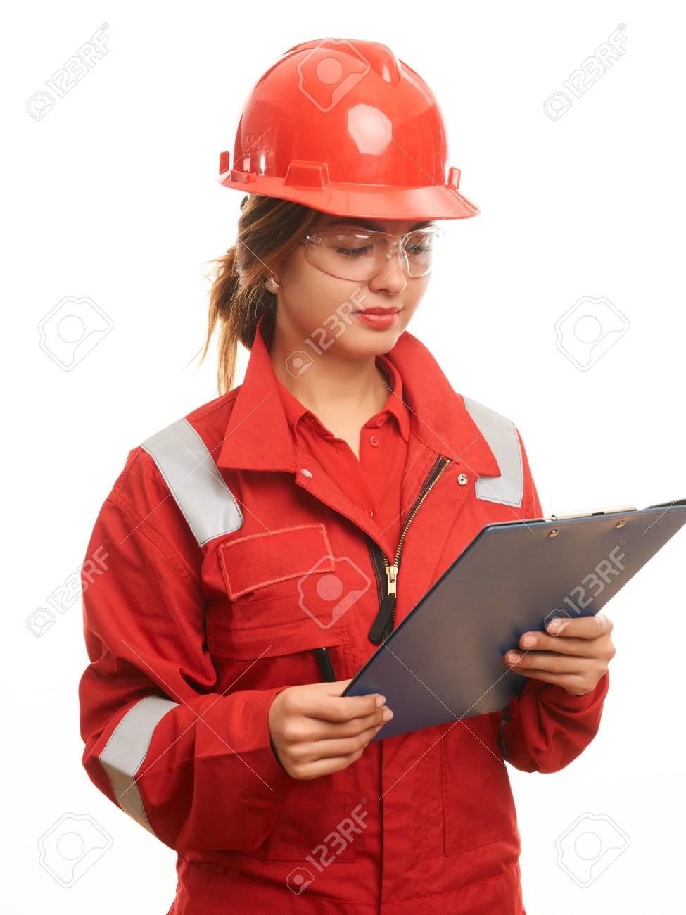 hard hat safety glasses clip