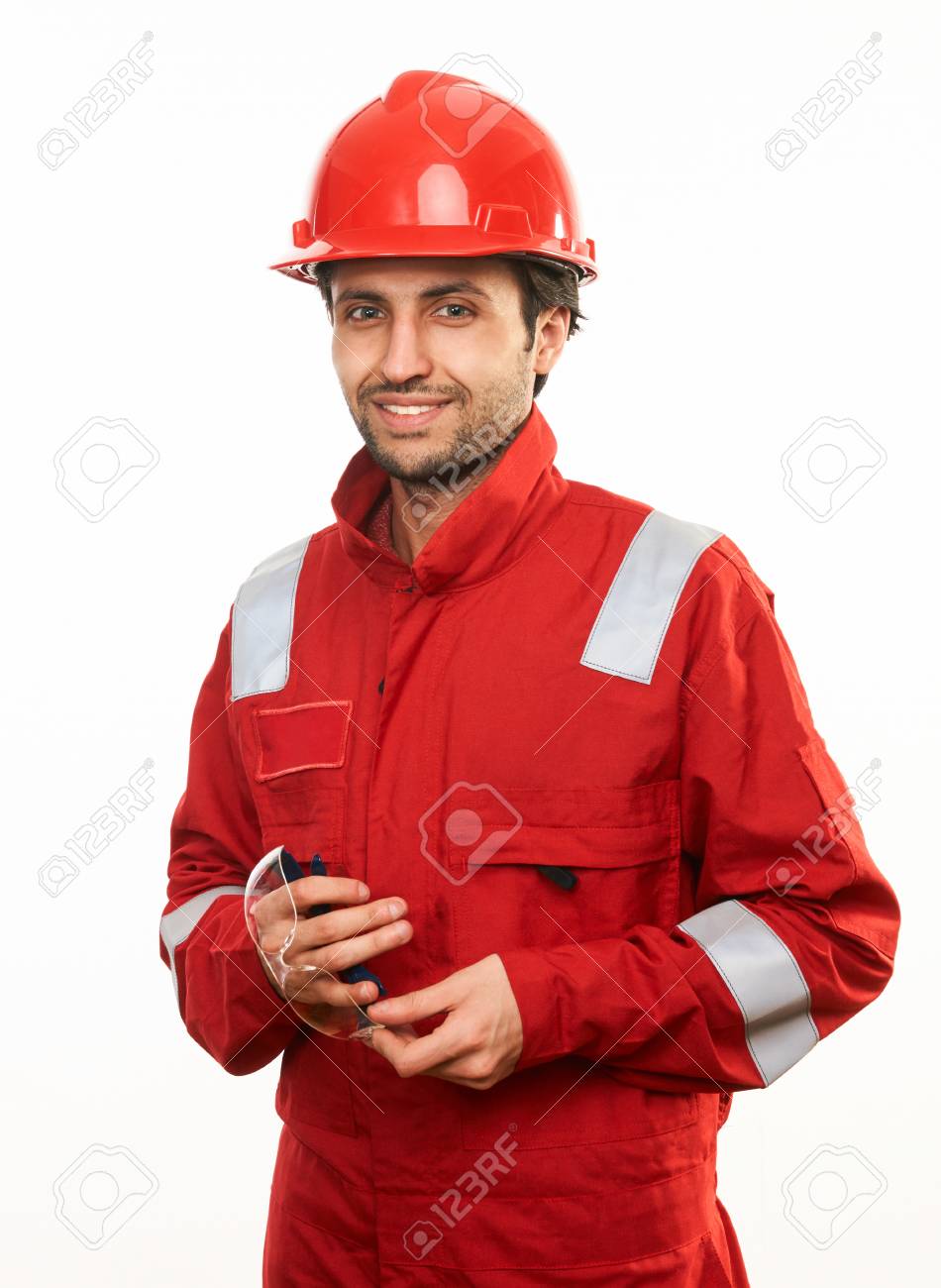 red hard hat