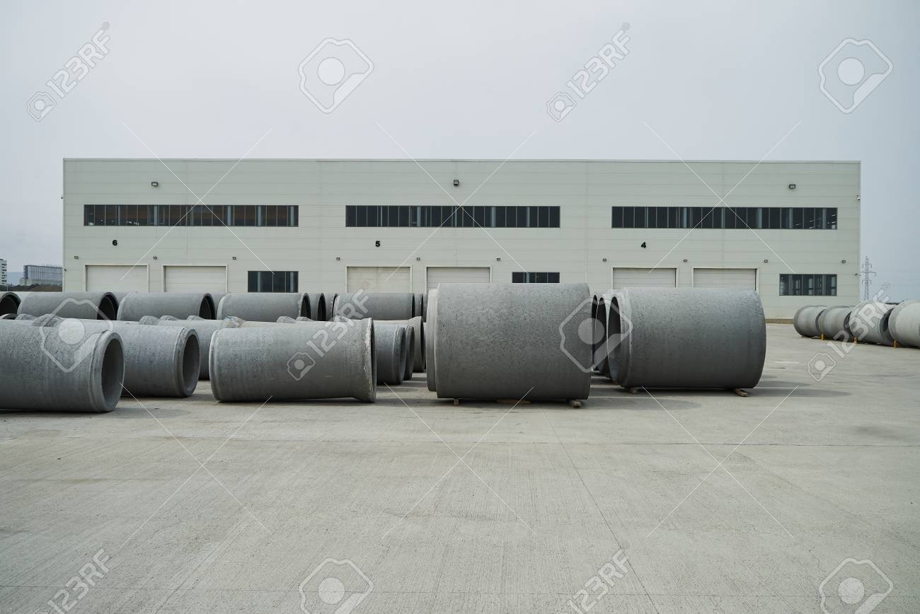 Warehouse manufacture sewer pipes