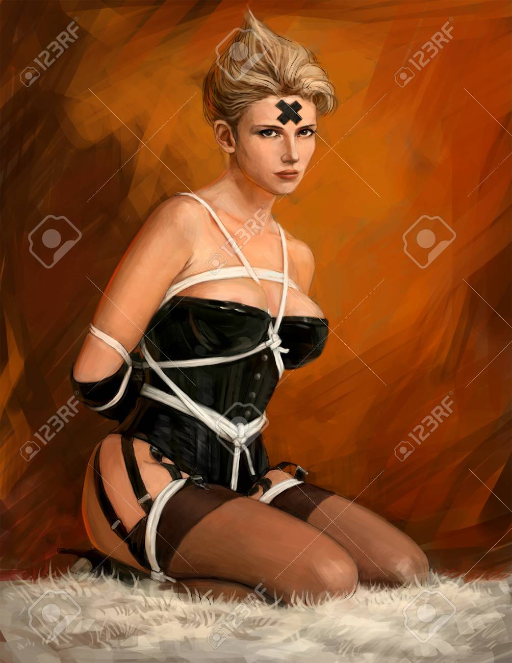 Hot Girl In Bondage