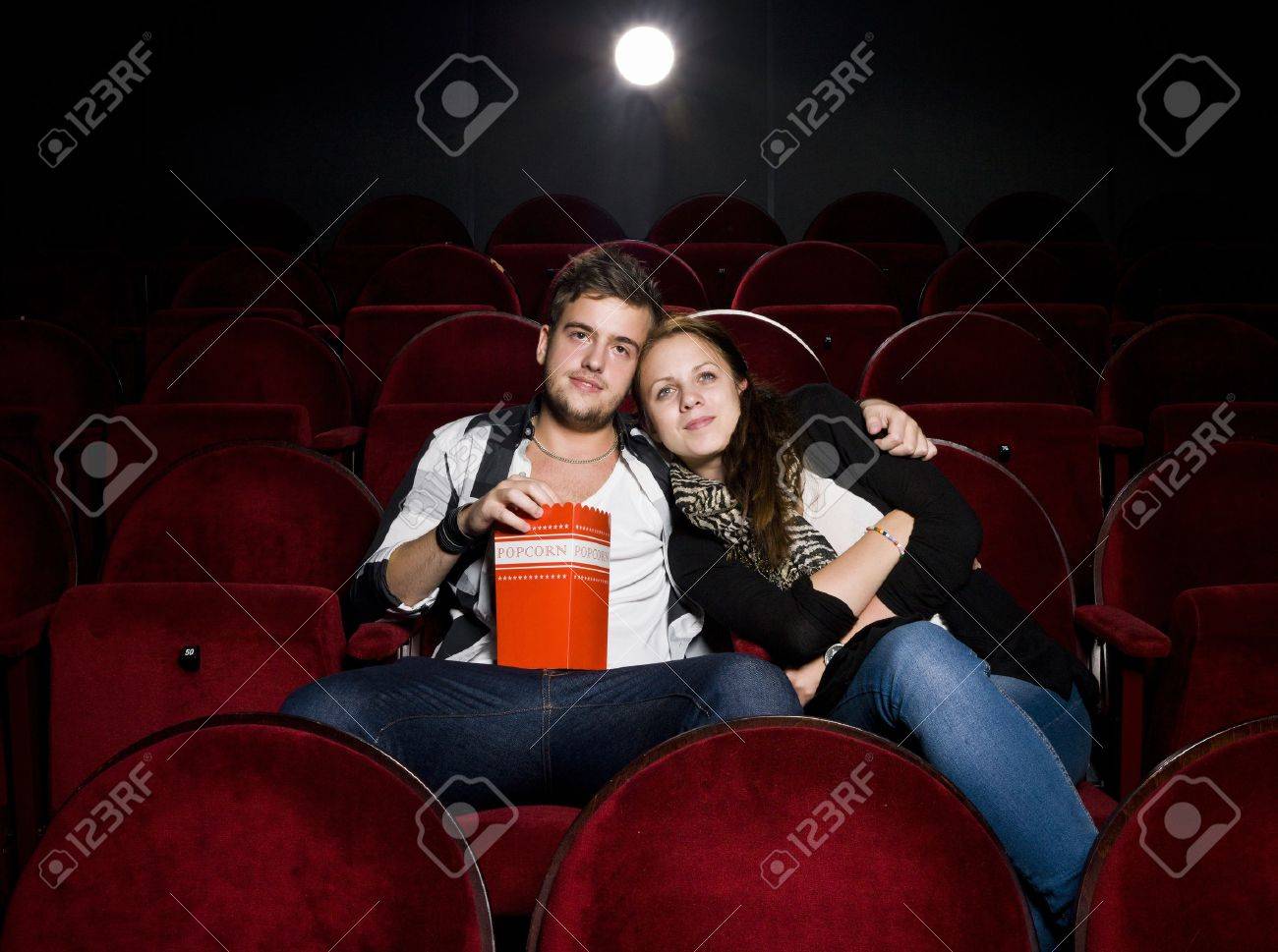young couple alone at