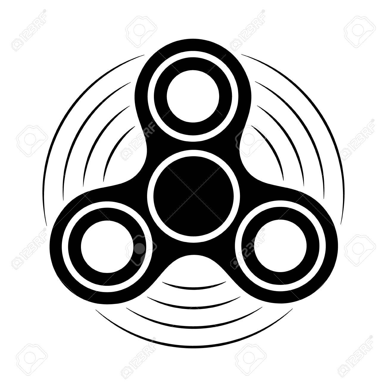 black fidget spinner