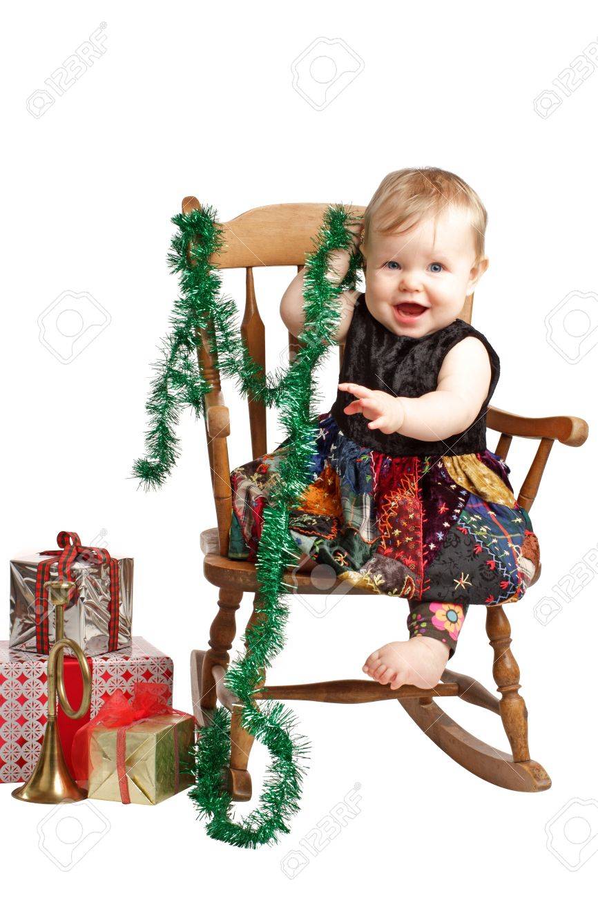 embroidered baby chair