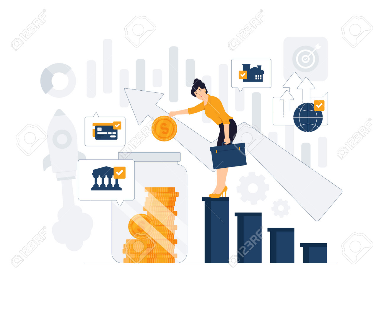 投資 家 イラスト (99) 사진