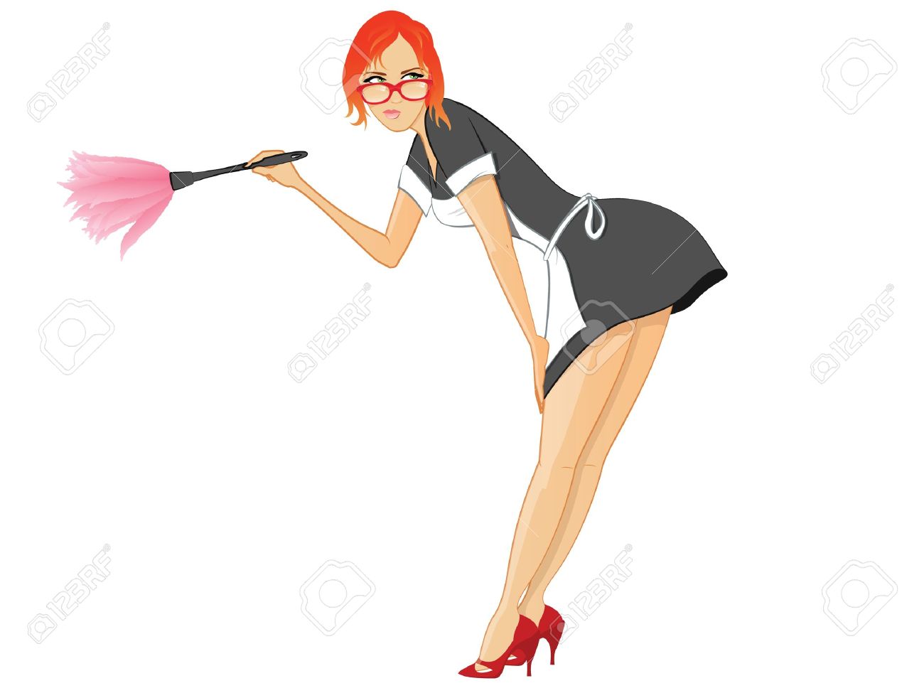 sexy maid cleaning lady dusting cleaning lady pictures