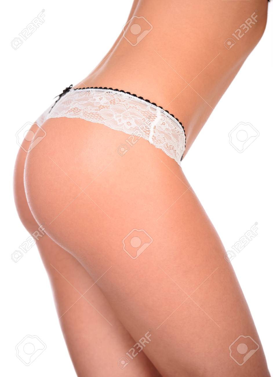 ランジェリーの美しさ 下着姿の女性の後姿 の写真素材 画像素材 Image