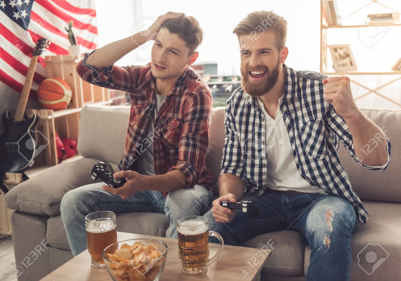 Playing Video Games, Drinking Beer 