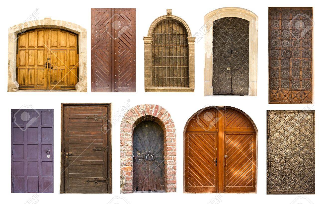 Different Collection Of Old Antique Doors And Gates For Design Different collection of old antique doors and gates for design on white Stock Photo - 10443143 - Different Collection Of Old Antique Doors And Gates For Design