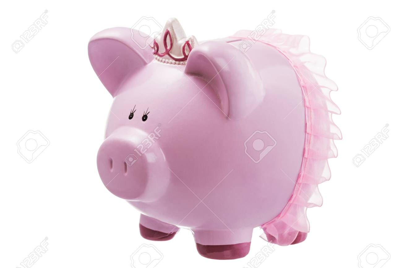 pink piggy bank toy