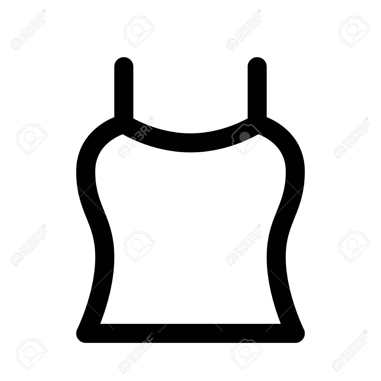 Tank Top Icon Royalty Free Cliparts Vectors And Stock Illustration Image