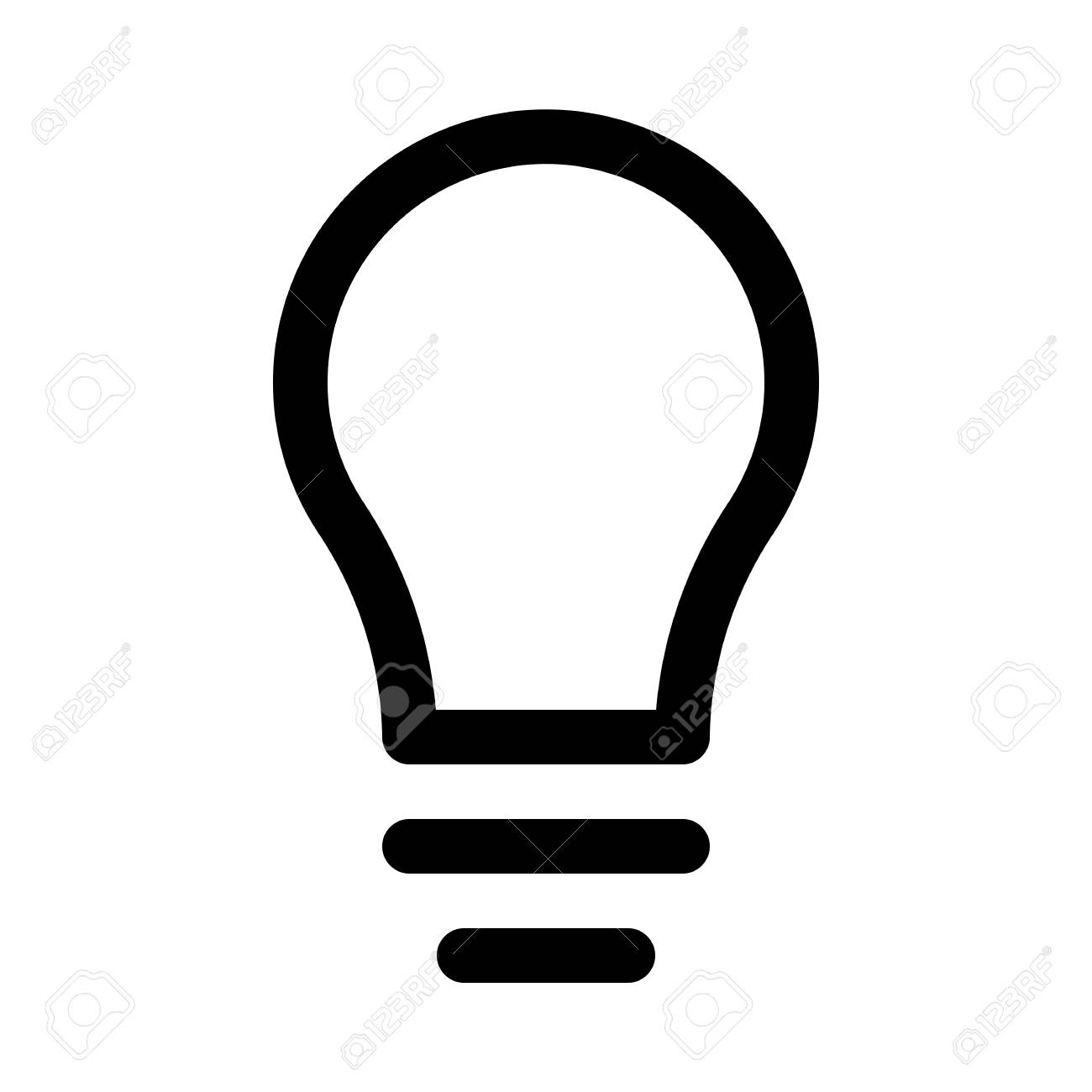 Incandescent Light Bulb Icon 免版税剪贴画，向量插图和库存图片. Image 89002425, image size:1300x1300