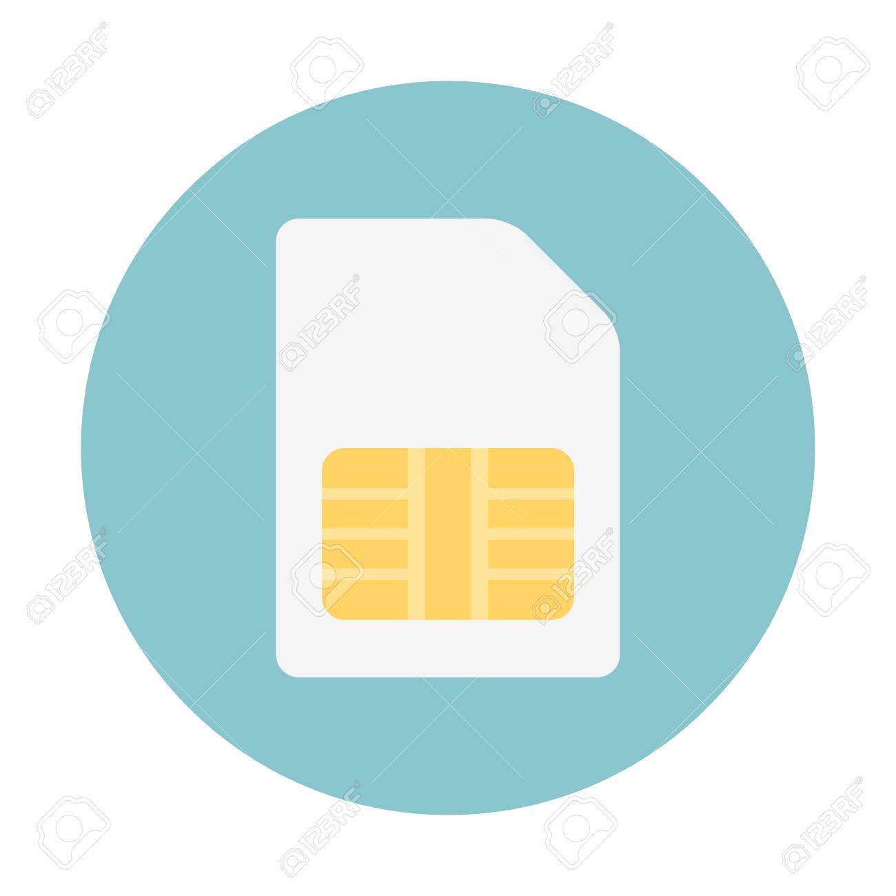 マイクロsimカードイラストのイラスト素材 ベクタ Image 94675085